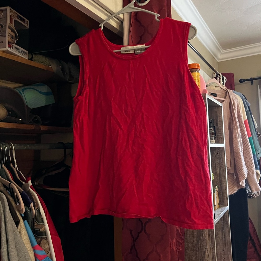 White Stag Red Tank Top